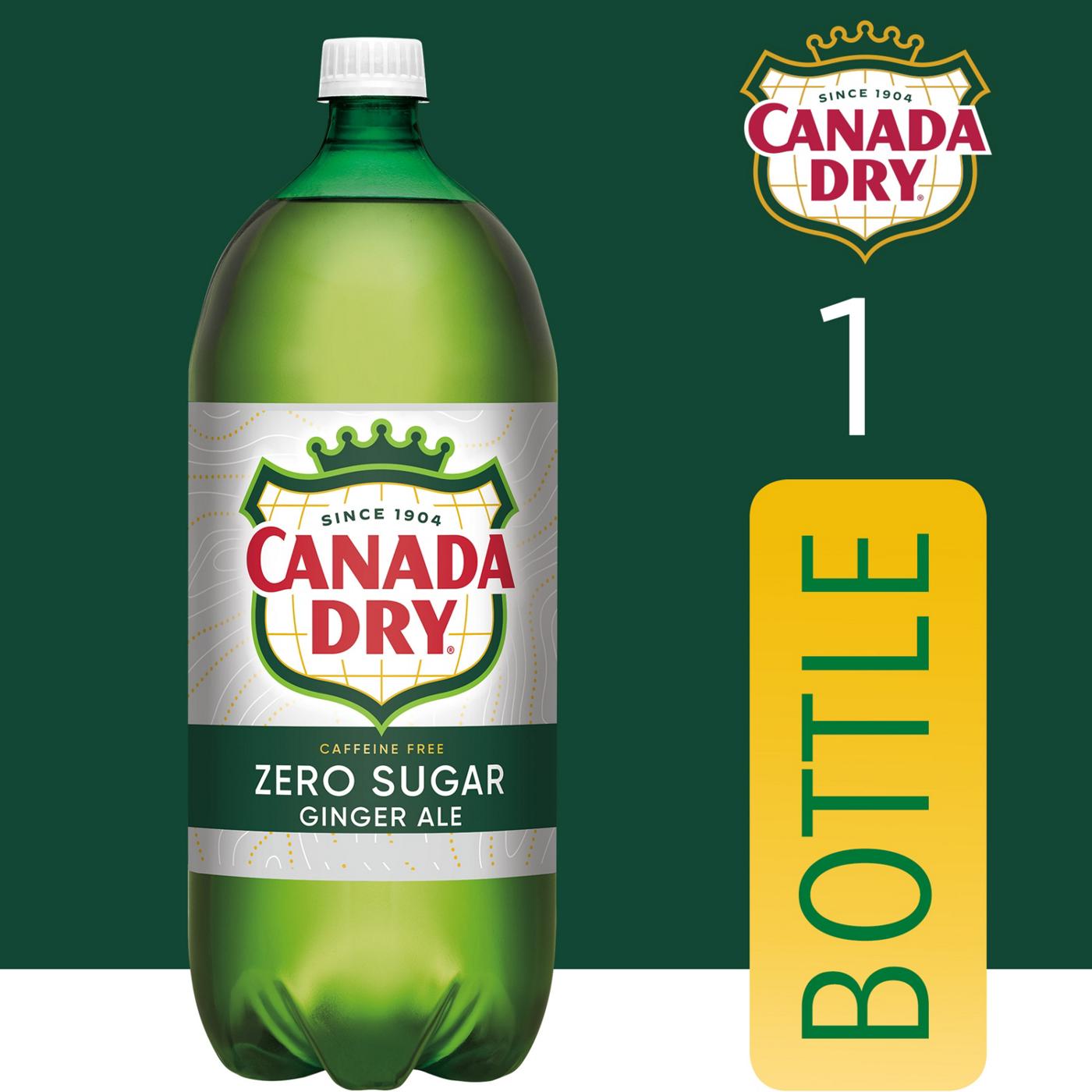 Canada Dry Zero Sugar Ginger Ale Soda; image 5 of 5