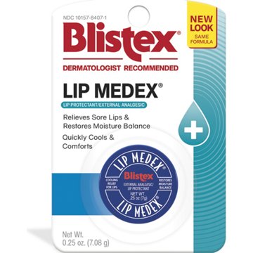 Blistex Cooling Relief Moisturizing Lip Medex Treatment, 0.25 oz