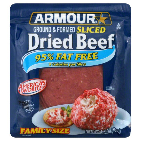 Armour Ground and Formed Sliced Dried Beef Shop Canned & Dried Food