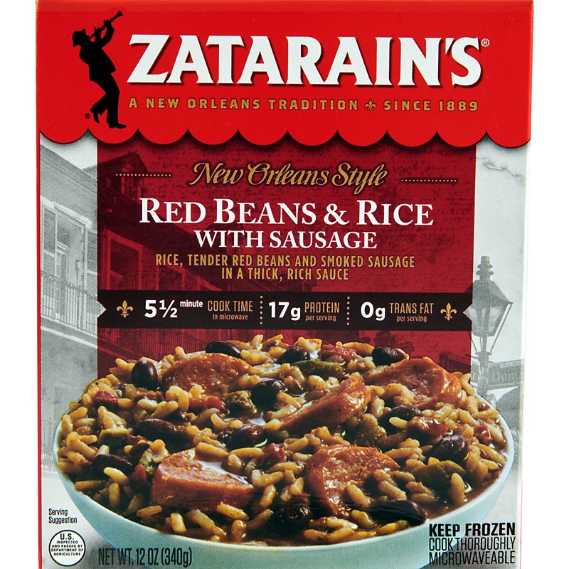 Zatarain's Red Beans & Rice with Sausage - Shop Entrees & Sides at H-E-B