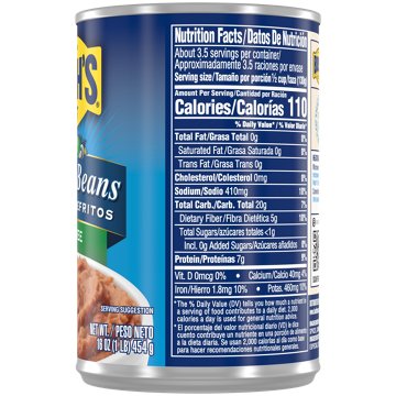 Bush's Best Fat Free Refried Beans, 16 oz