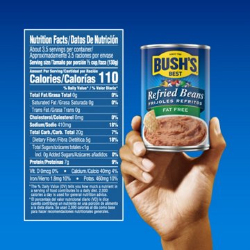 Bush's Best Fat Free Refried Beans, 16 oz