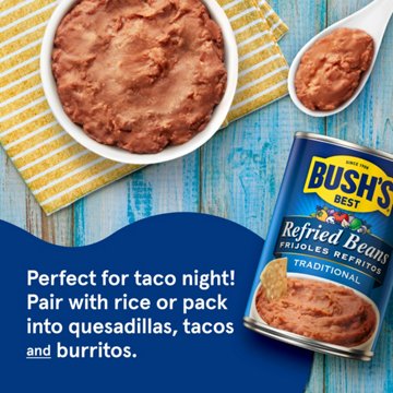 Bush's Best Traditional Refried Beans, 16 oz