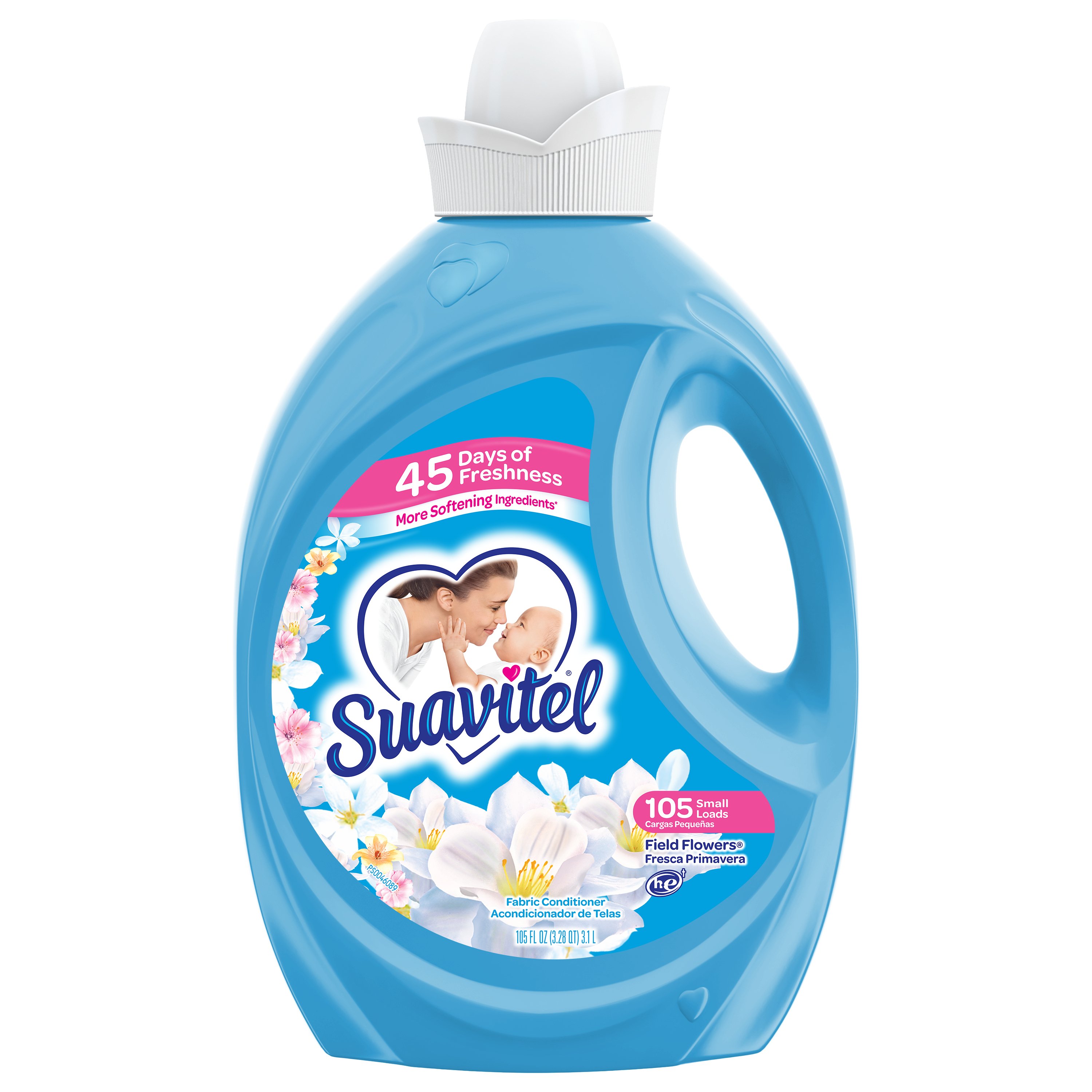 Suavitel HE Liquid Fabric Conditioner, 105 Loads - Field Flowers - Shop ...