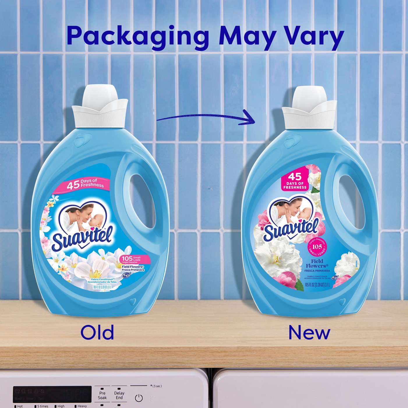 Suavitel HE Liquid Fabric Conditioner, 105 Loads - Field Flowers; image 3 of 5