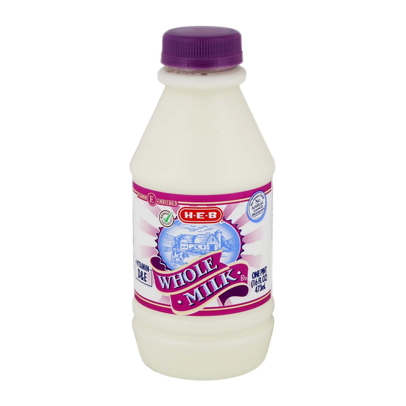 H-E-B Whole Milk; image 1 of 2