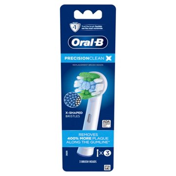 Oral-B Precision Clean Replacement Electric Toothbrush Heads, 3 ct