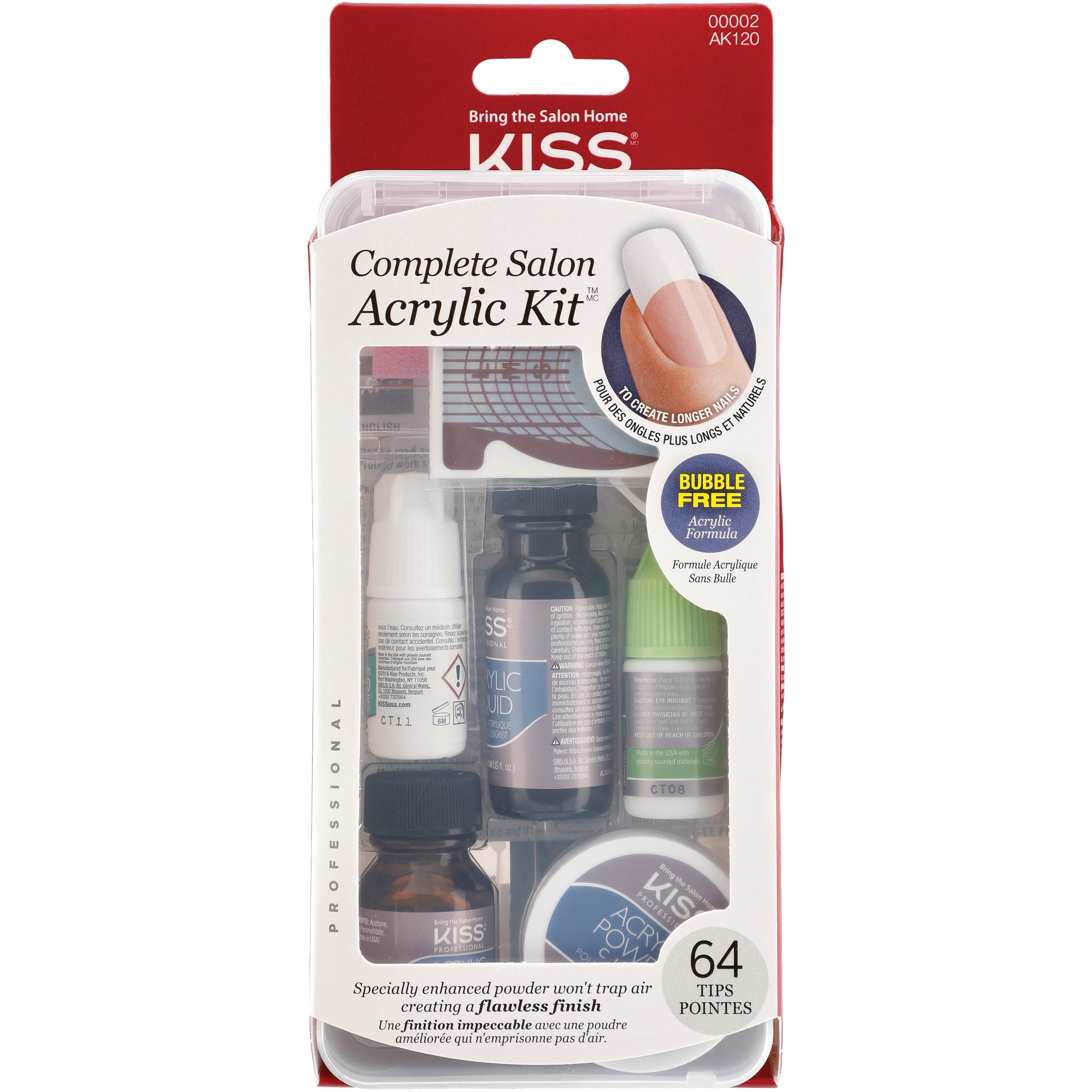 Large Acrylic Kit - AK100 - By Kiss – Waba Hair and Beauty Supply