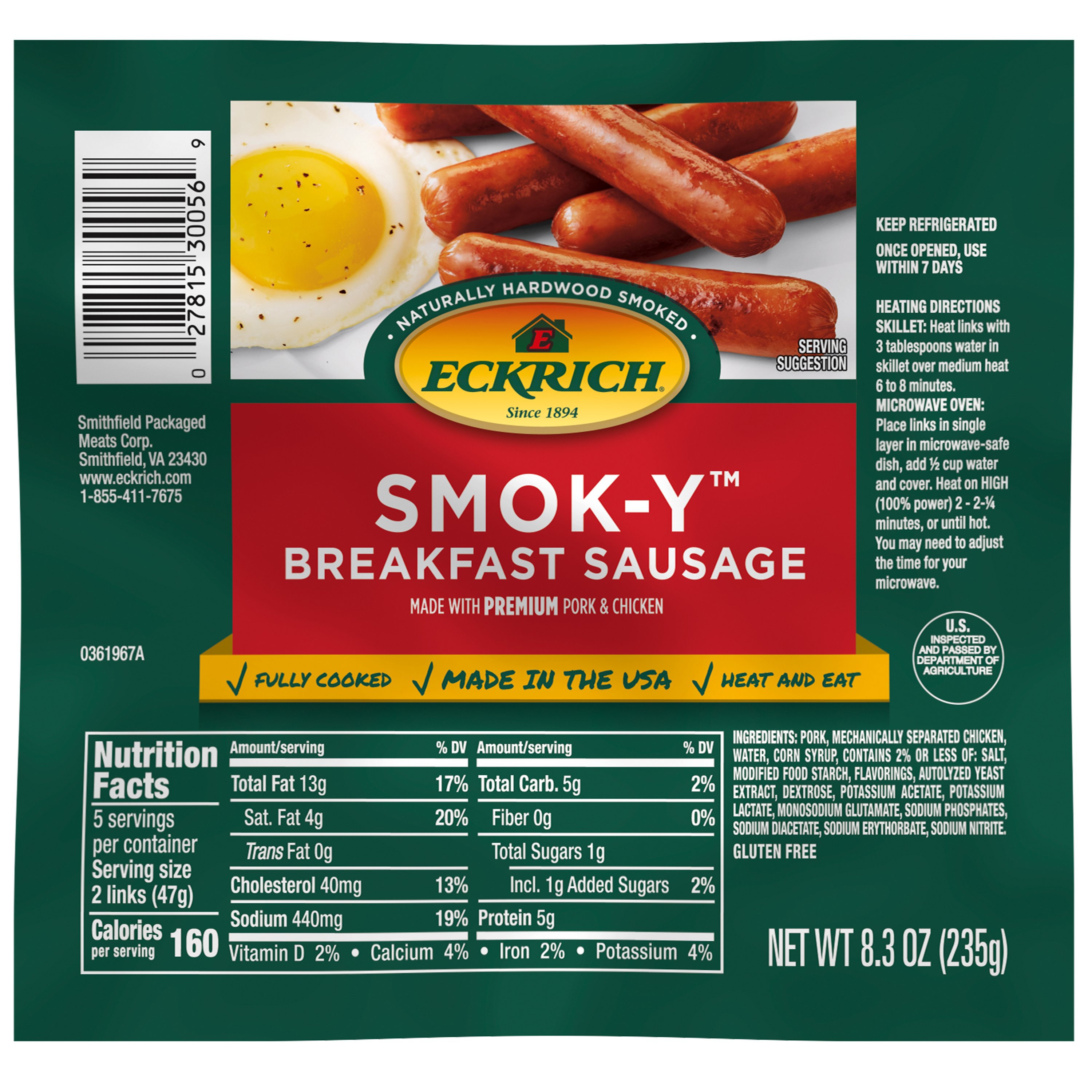 Eckrich 2025 sausage links