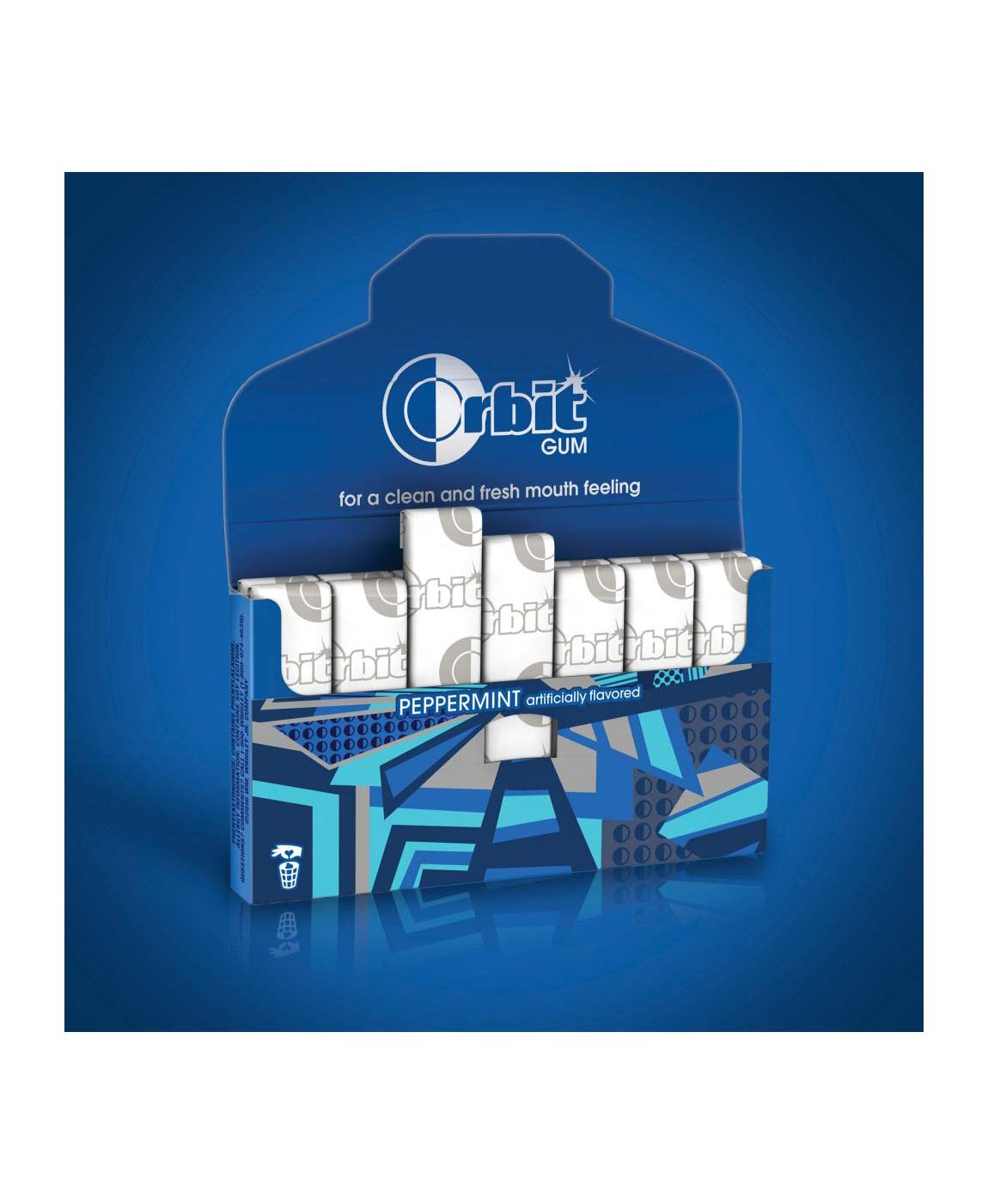 Orbit Peppermint Sugar Free Chewing Gum, 3 pk; image 4 of 7