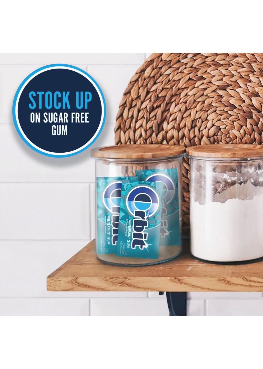 Orbit Wintermint Sugar Free Chewing Gum, 3 pk; image 2 of 7