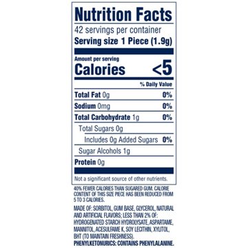 Orbit Wintermint Sugar Free Chewing Gum, 3 pk, 42 pc