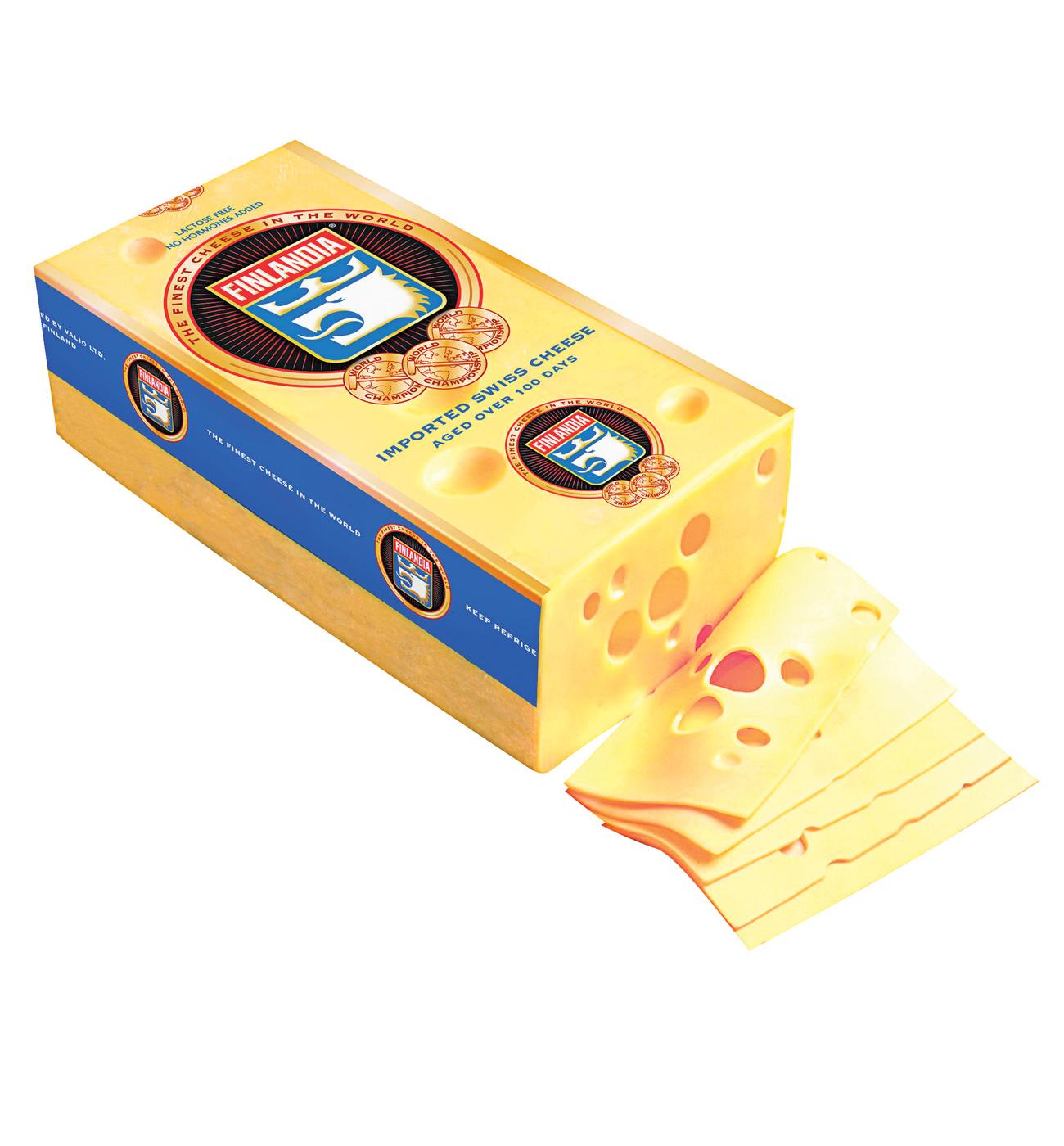 Finlandia Imported Swiss Cheese, Sliced Shop Cheese at HEB