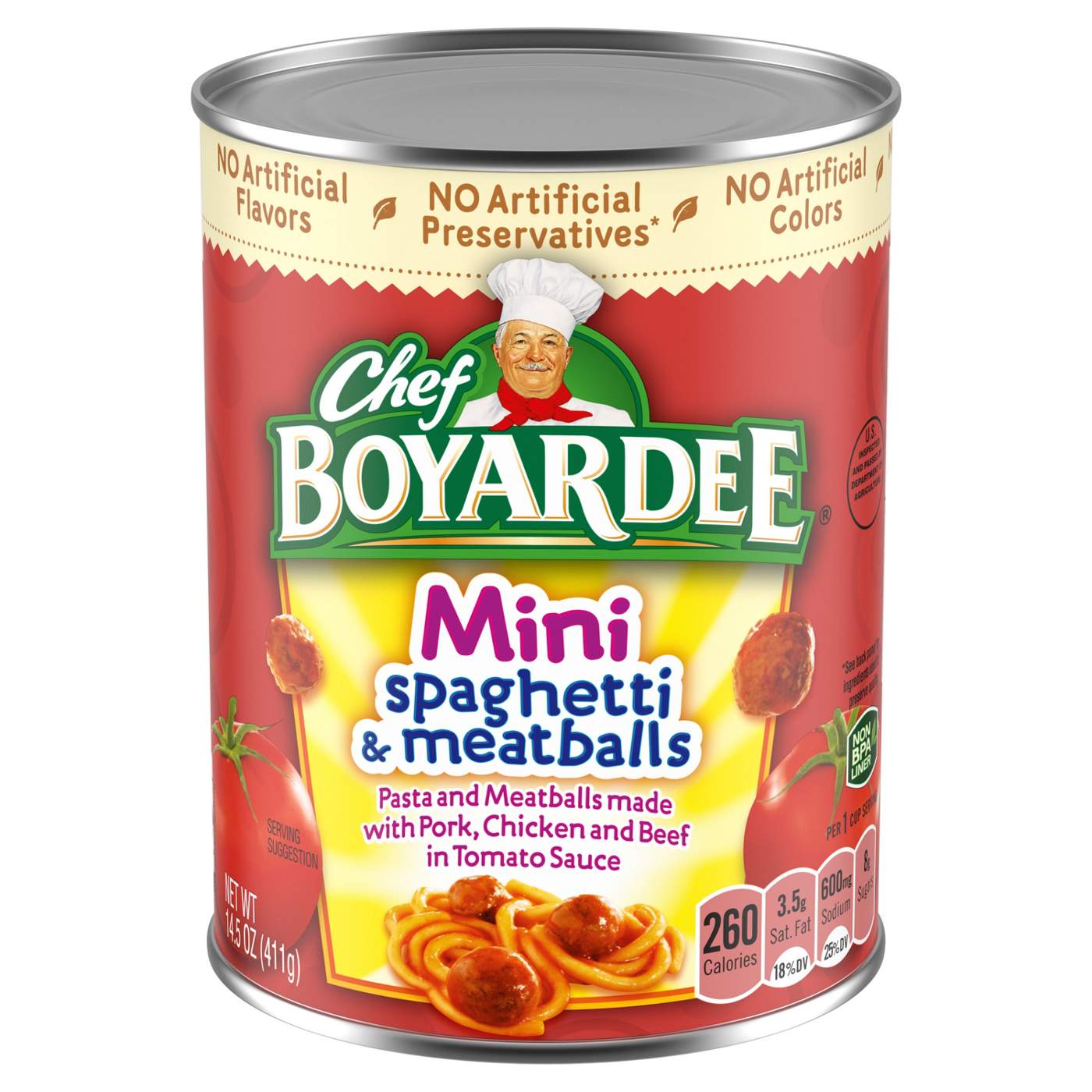 Chef Boyardee Mini Spaghetti and Meatballs; image 1 of 5
