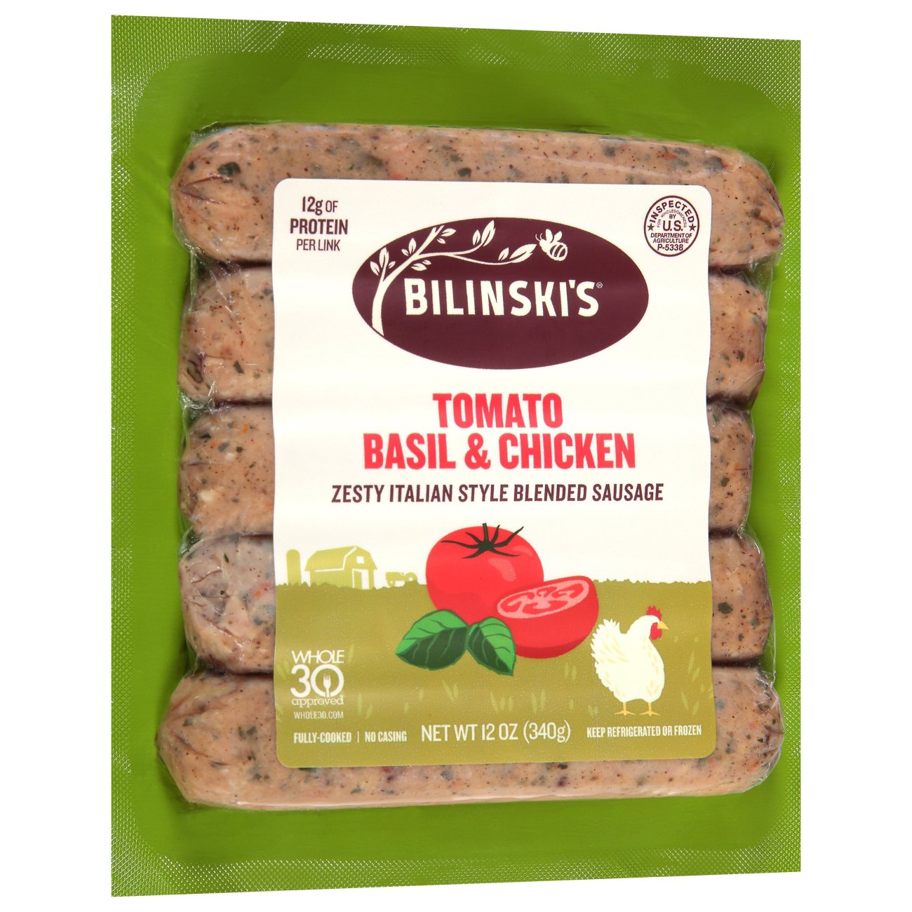 Bilinski's SunDried Tomato Chicken Sausage Shop Sausage at HEB