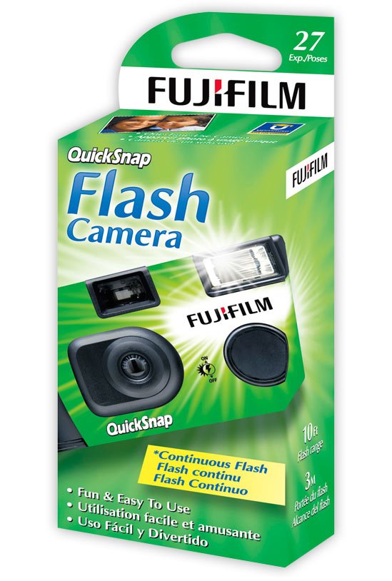 Fujifilm Quicksnap Flash Camera 400 Speed, 27 Exposure Shop Cameras
