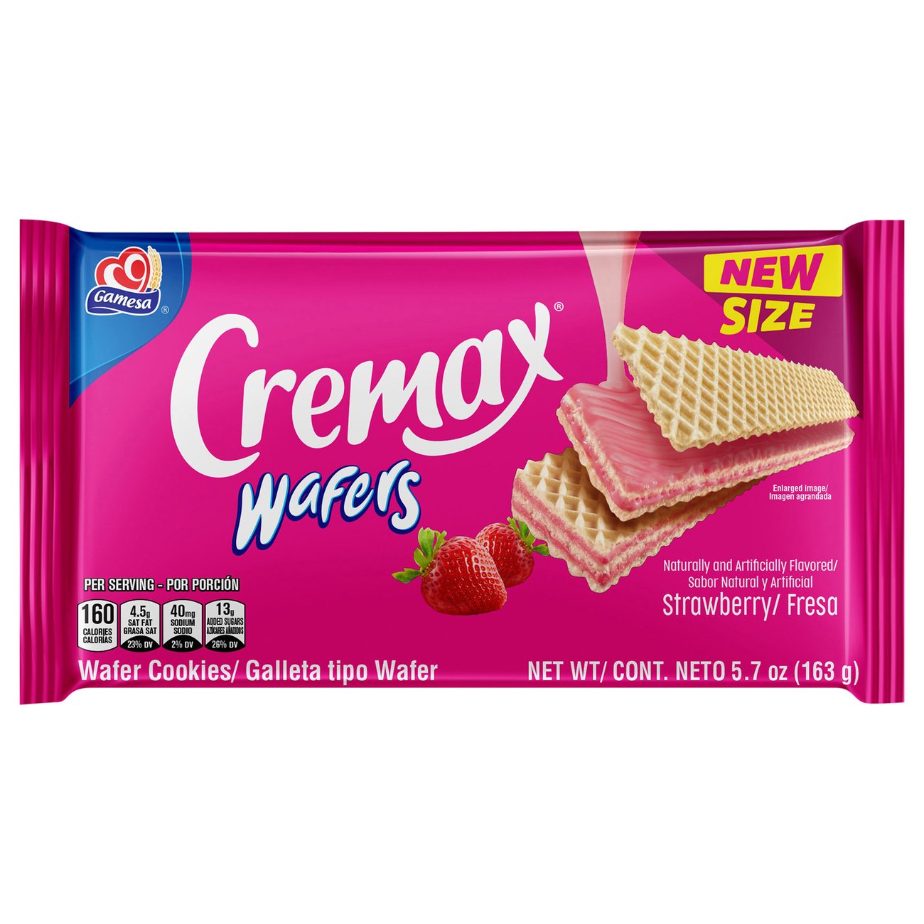 Gamesa Cremax Sugar Wafers Strawberry Shop Cookies at HEB