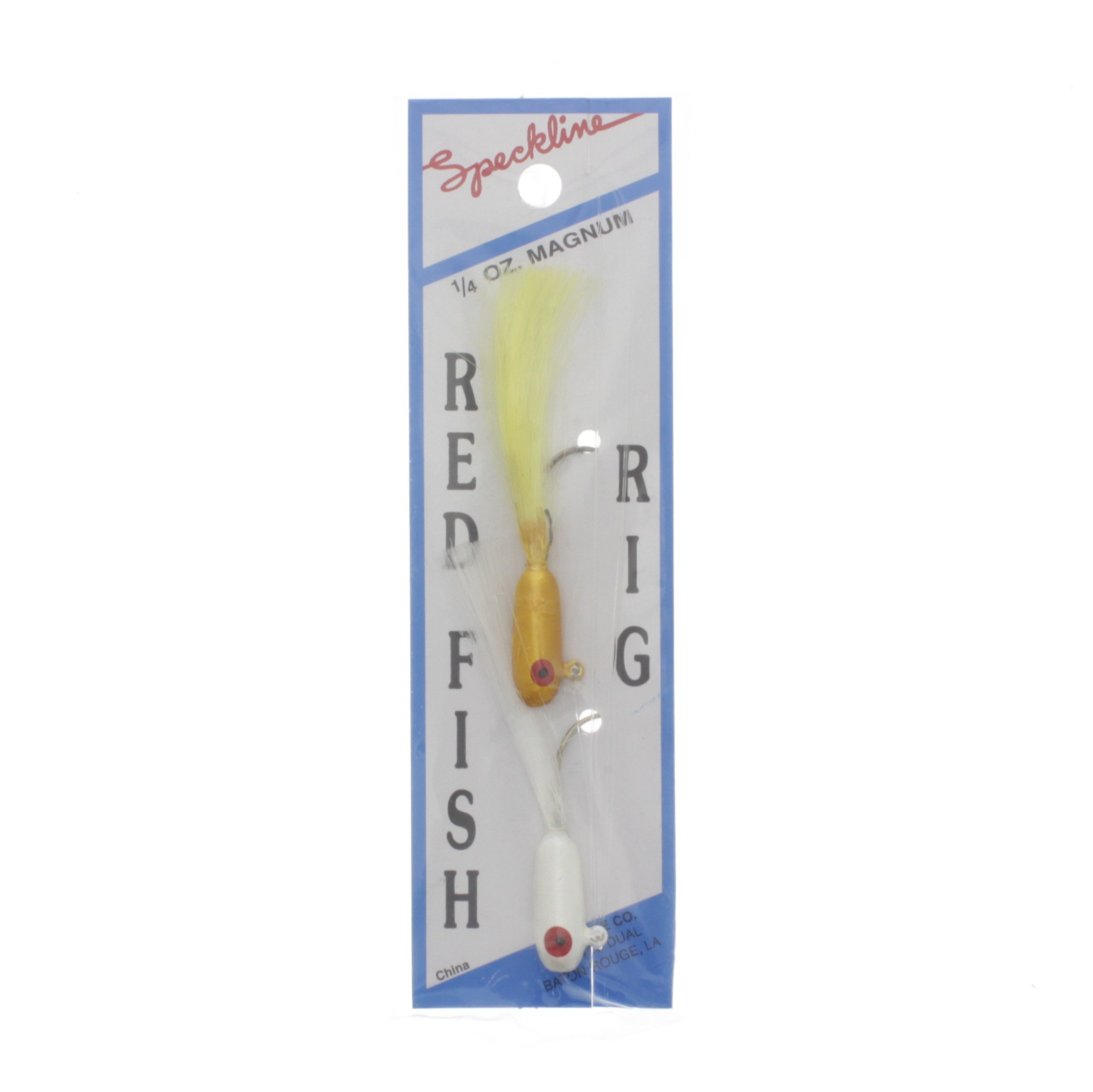 H&H Lure Company White/Yellow 1/4 Oz Redfish Rig with 1/0 Hooks Shop