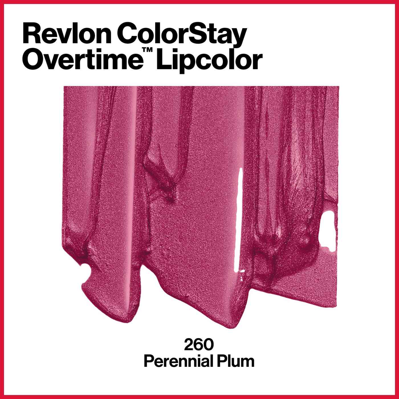 Revlon ColorStay Overtime Lipcolor - 260 Perennial Plum; image 2 of 8