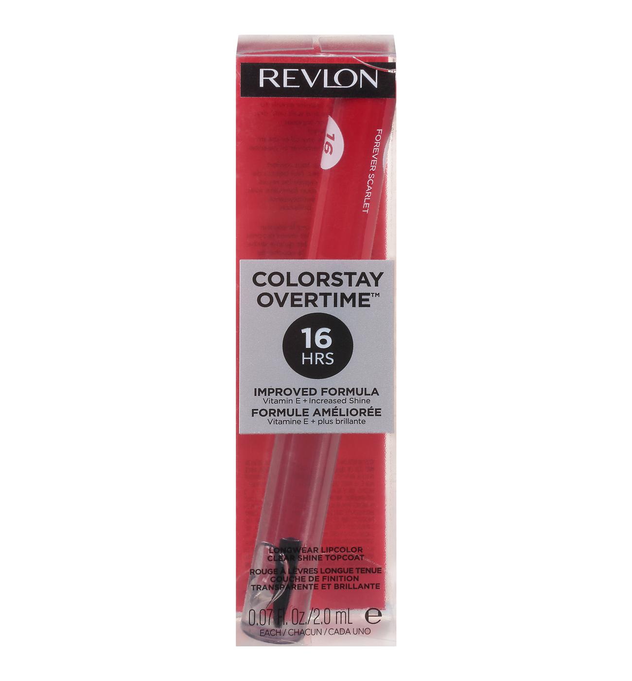Revlon ColorStay Overtime Lipcolor - 040 Forever Scarlet - Shop ...