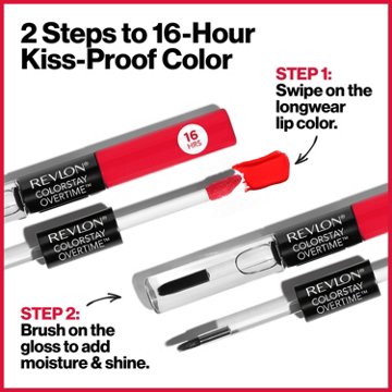 Revlon ColorStay Overtime Lipcolor, Long Wearing Liquid Lipstick, 360 Endless Spice