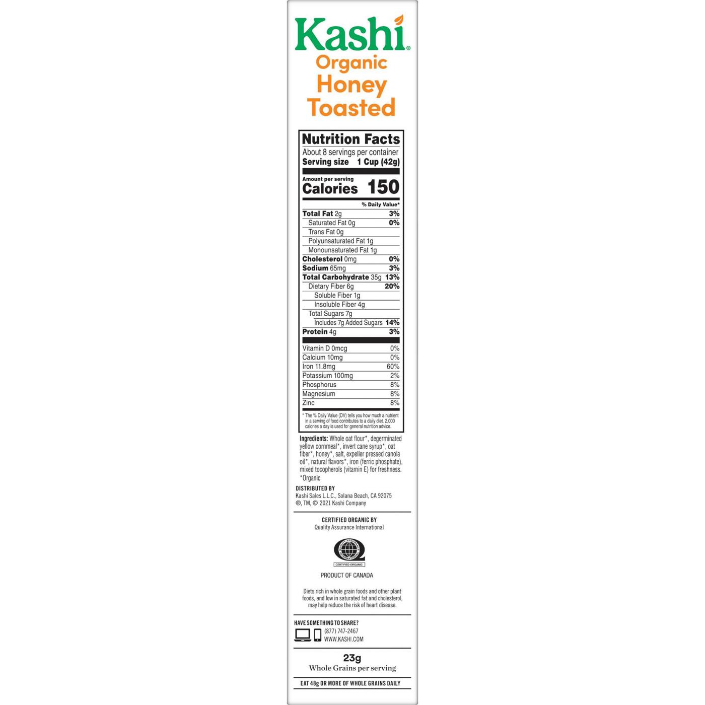 Kashi Organic Honey Toasted Breakfast Cereal; image 11 of 11