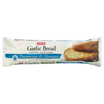 H-E-B Frozen Garlic Bread - Parmesan & Romano, 16 oz