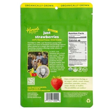 Karen's Naturals Organic Just Strawberries, 1.2 oz