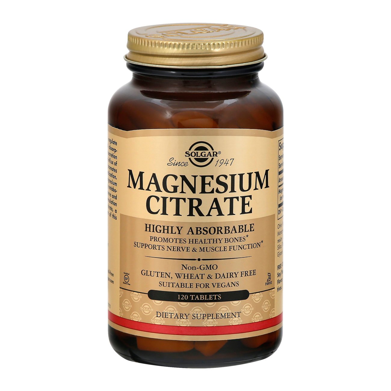 Solgar Magnesium Citrate Tablets Shop Minerals at HEB