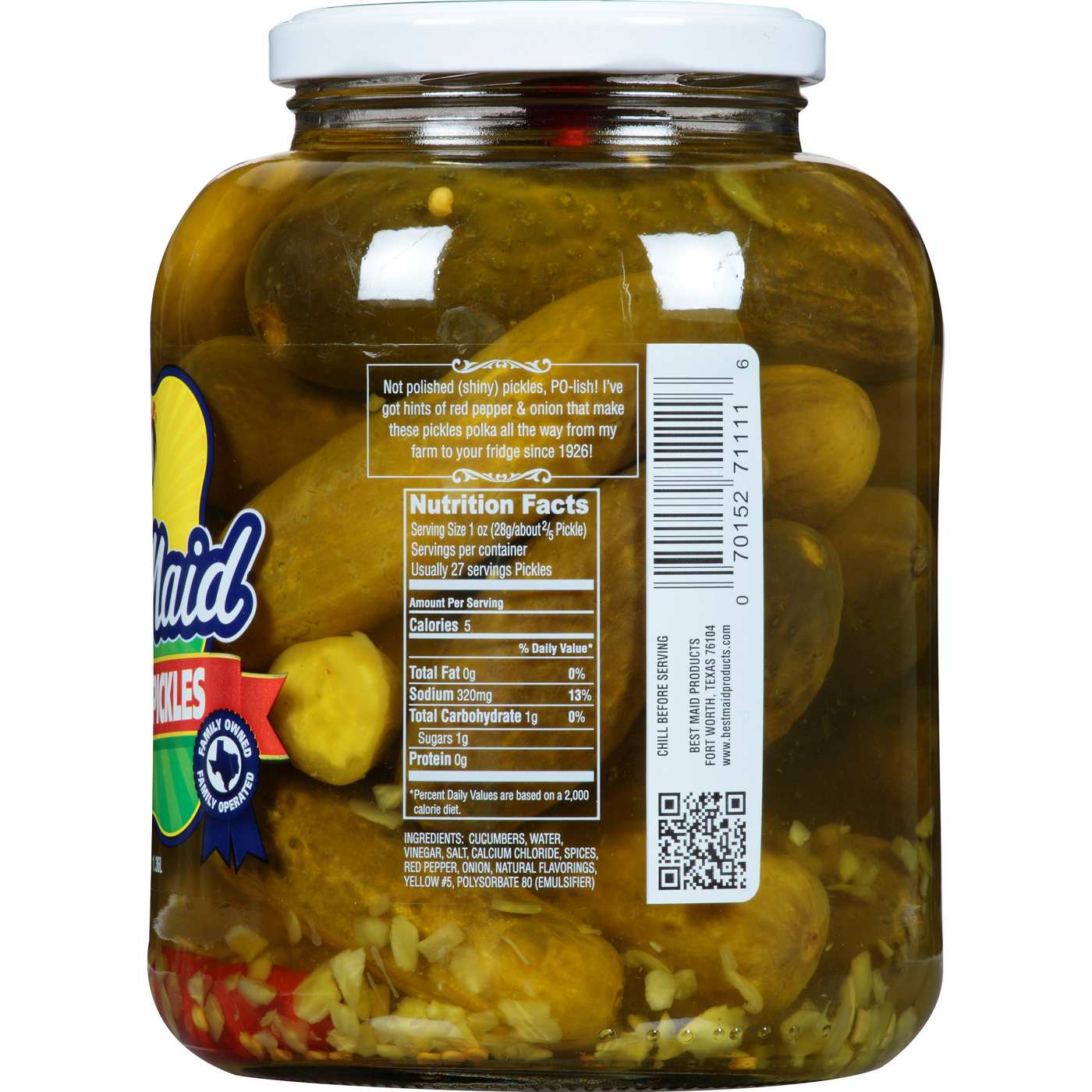 Best Maid Polish Style Pickles; image 3 of 4