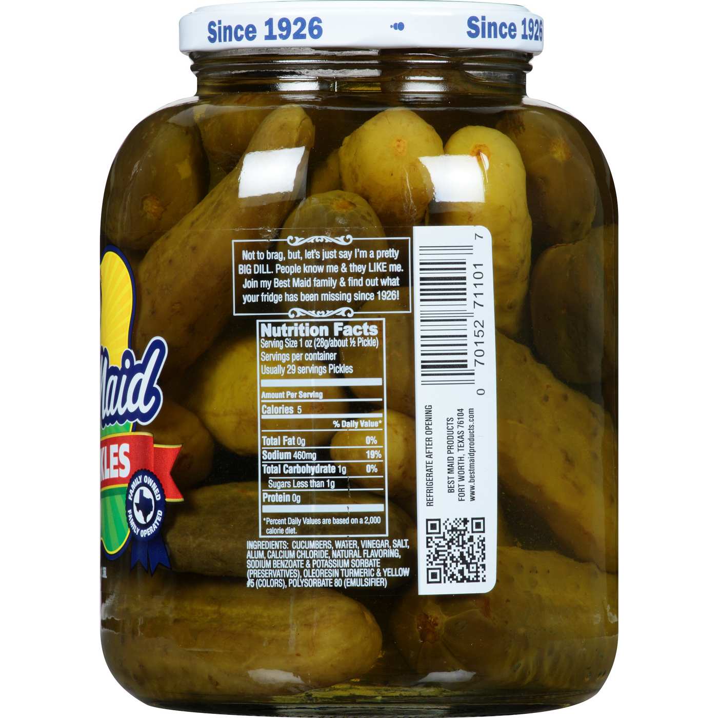 Best Maid Dill Pickles; image 2 of 4