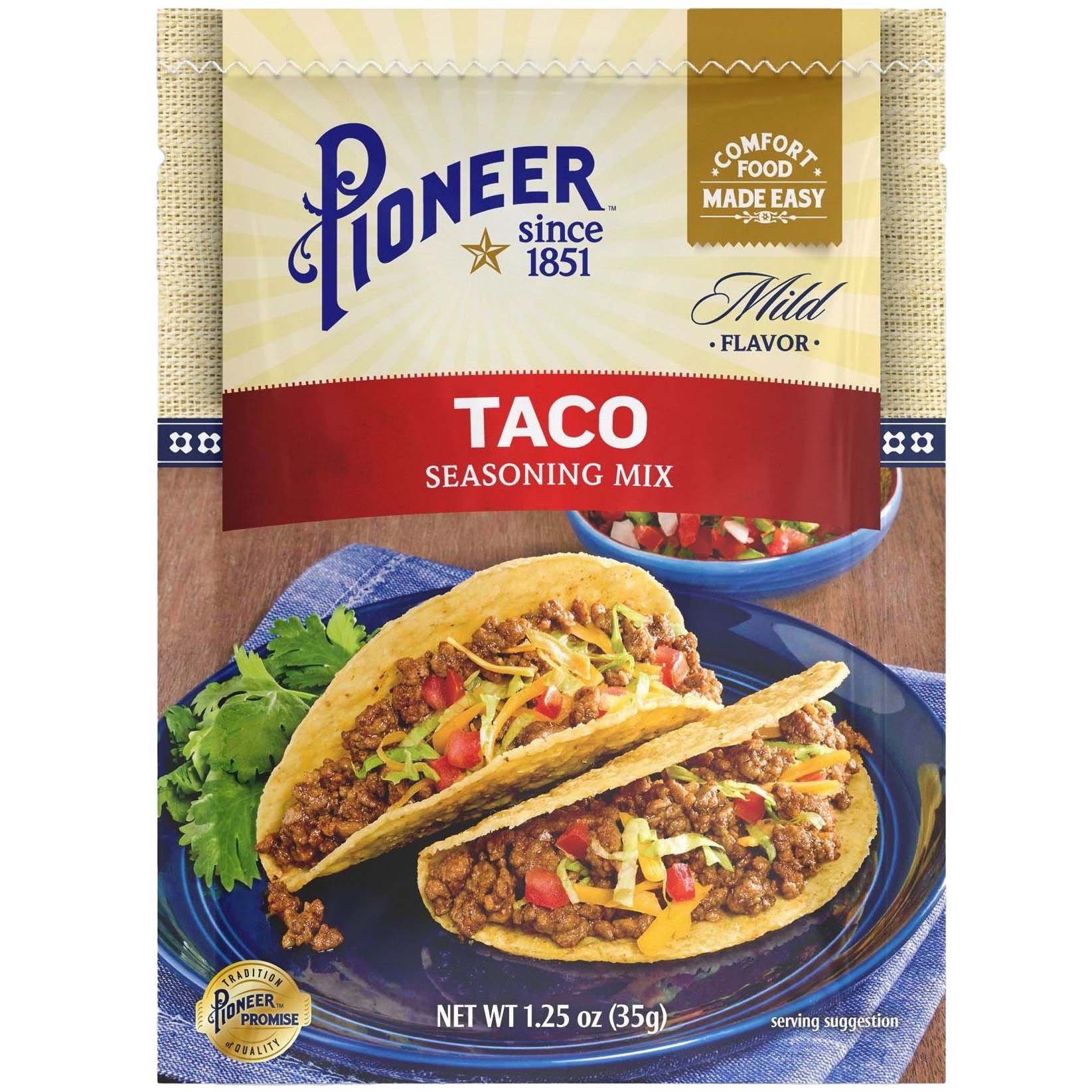 Pioneer Brand Taco Seasoning Shop Spices & Seasonings at HEB
