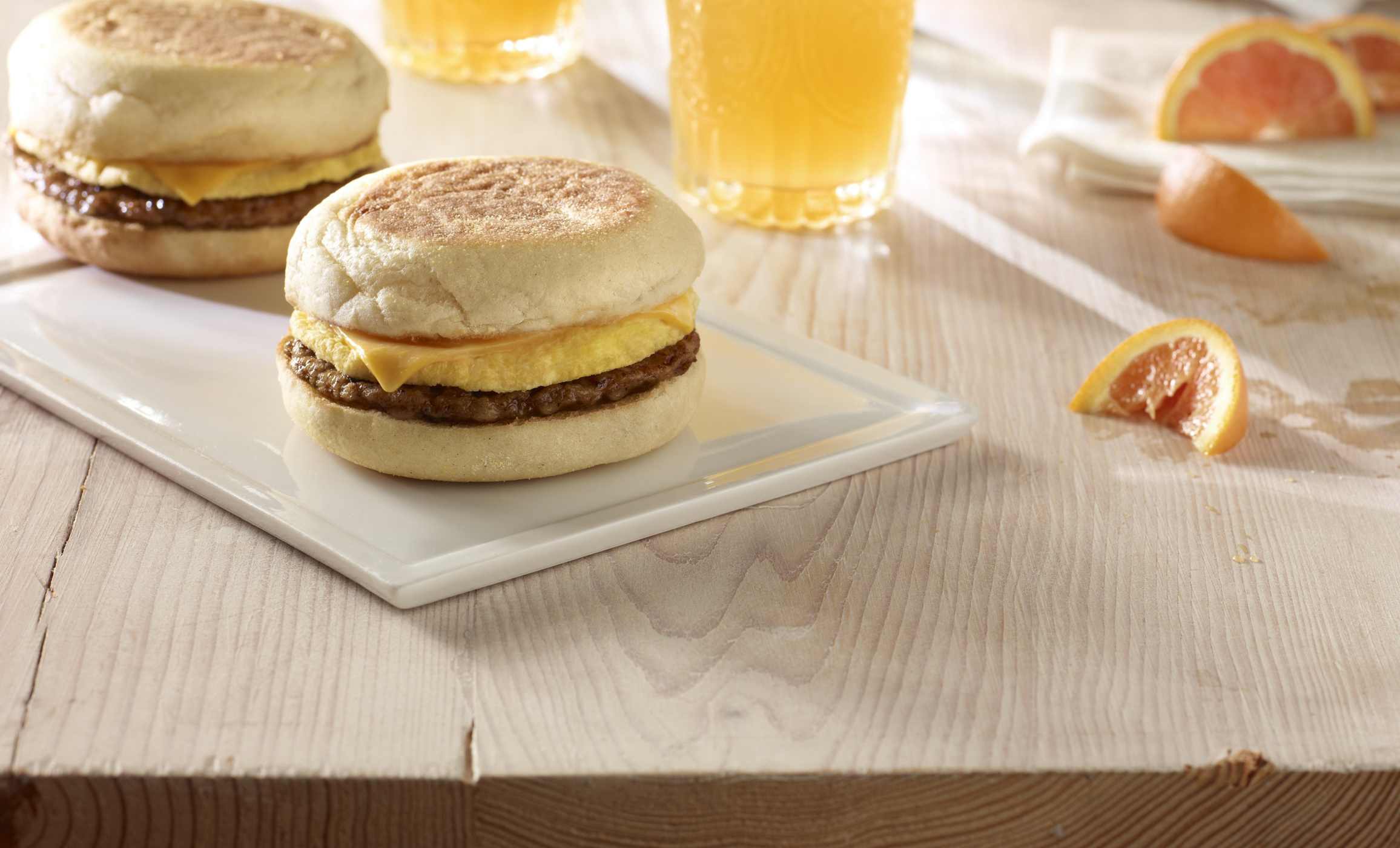 Jimmy Dean Sausage, Egg and Cheese English Muffin Sandwiches; image 2 of 2