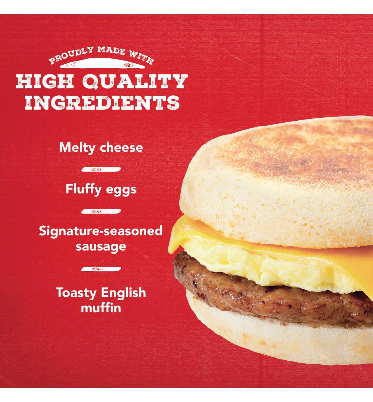 Jimmy Dean Sausage, Egg and Cheese English Muffin Sandwiches Shop