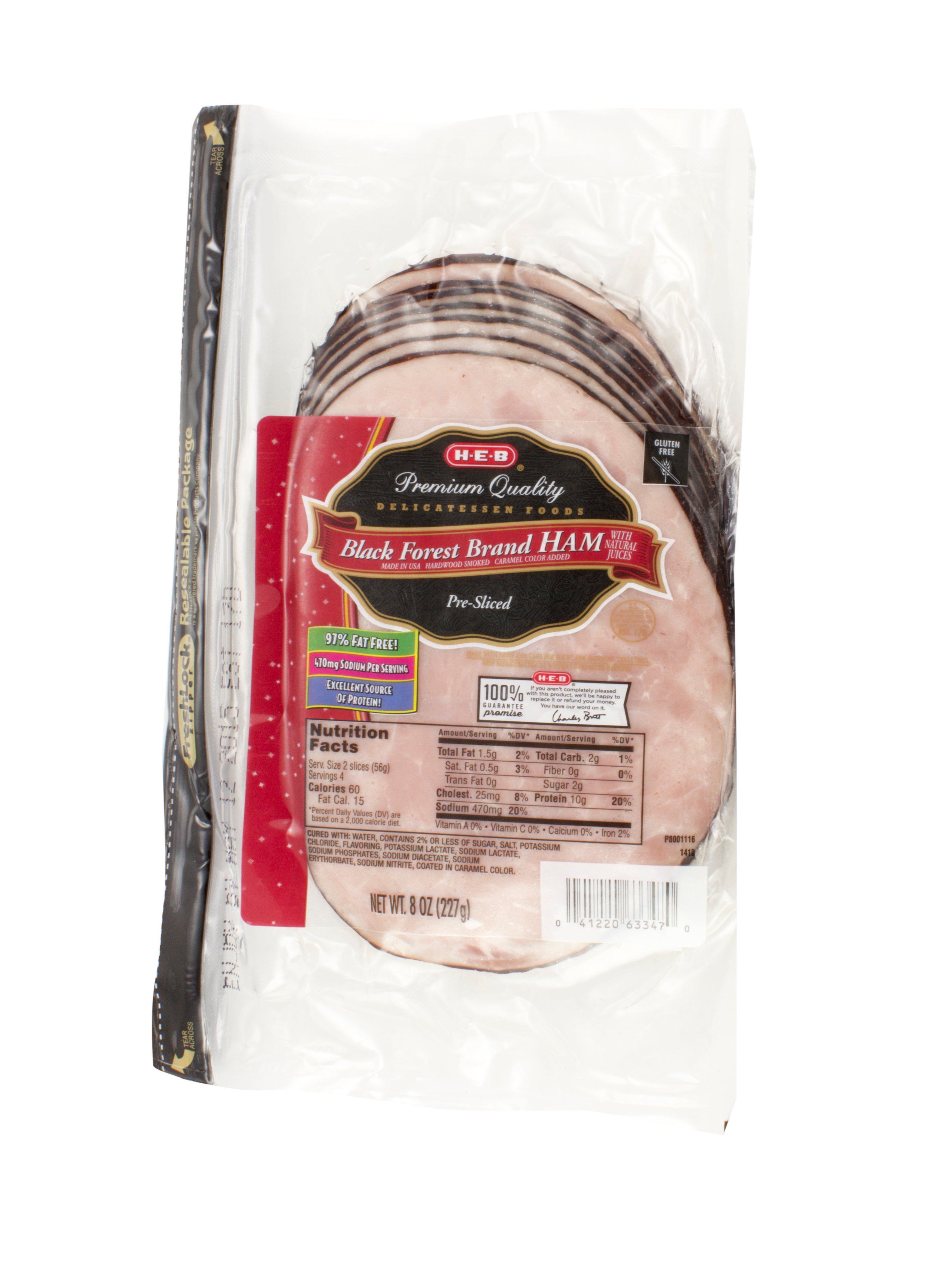 HEB Black Forest Brand Ham Slices Shop Meat at HEB