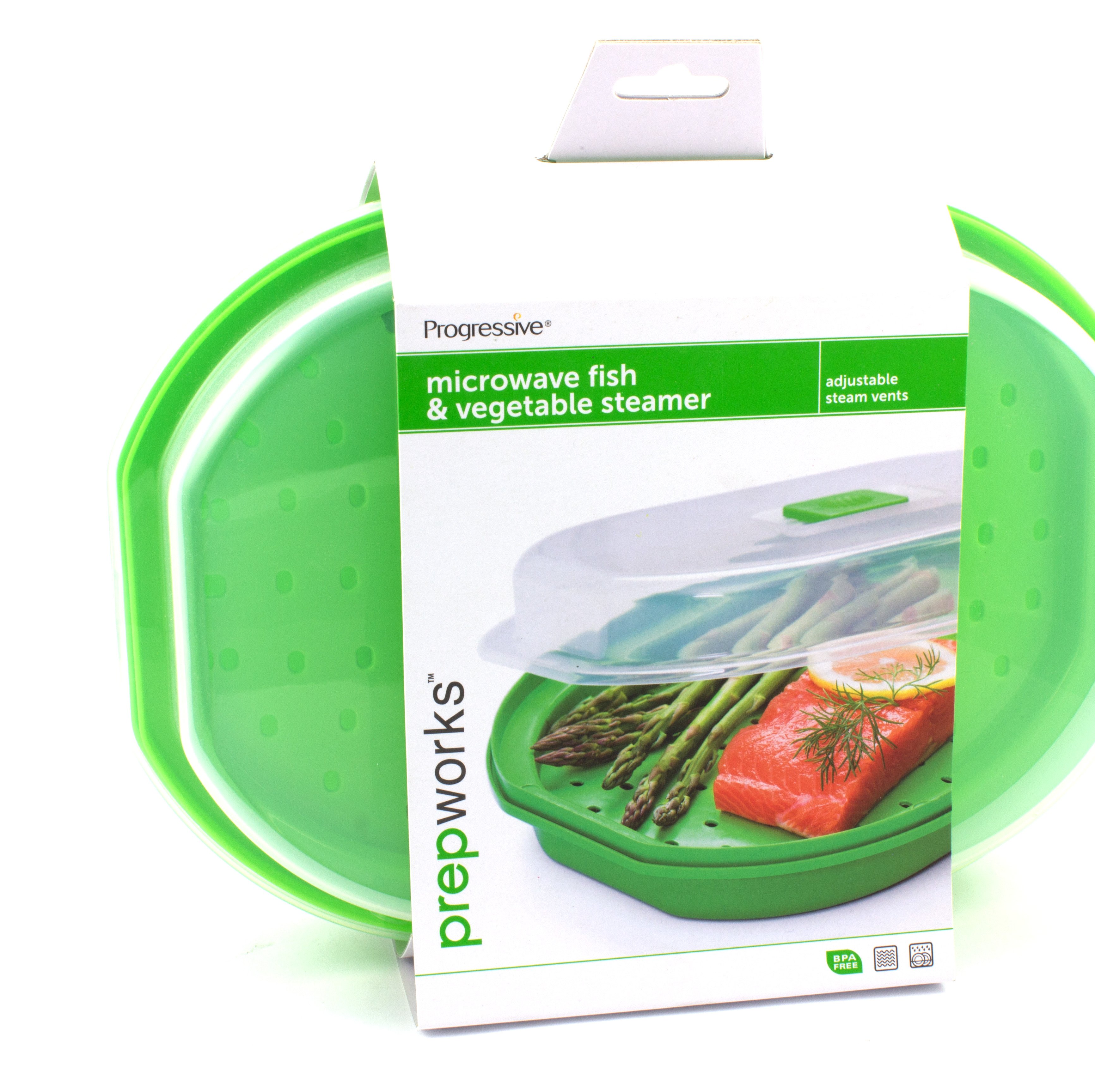 Progressive Prepworks Microwave Fish and Vegetable Steamer - Shop Utensils  & Gadgets at H-E-B