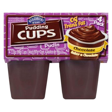 ストーブ Pudding Hill Country Fare Chocolate Pudding Cups - Shop Pudding & gelatin