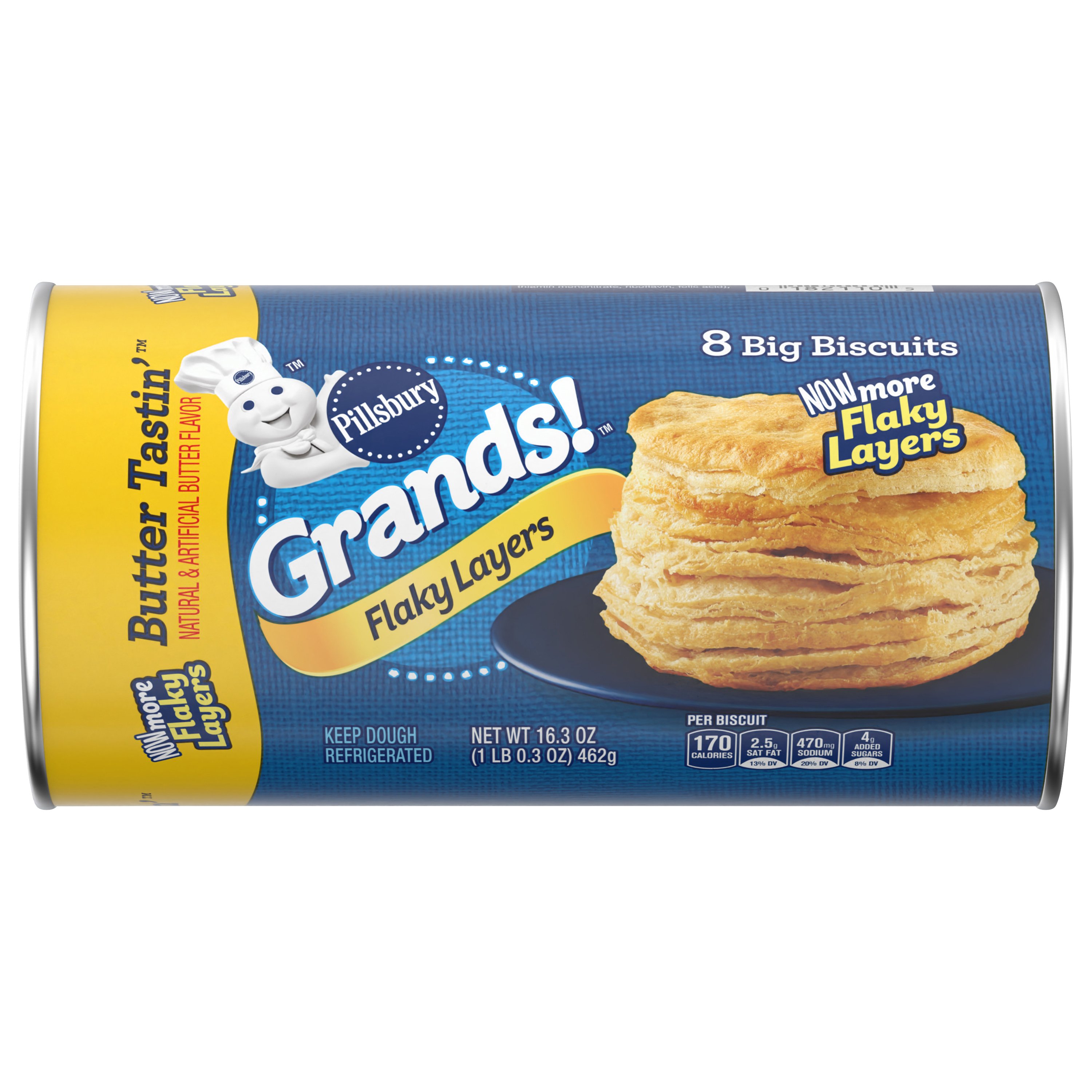 Pillsbury Grands! Butter Tastin' Flaky Layers Biscuits Shop Biscuit
