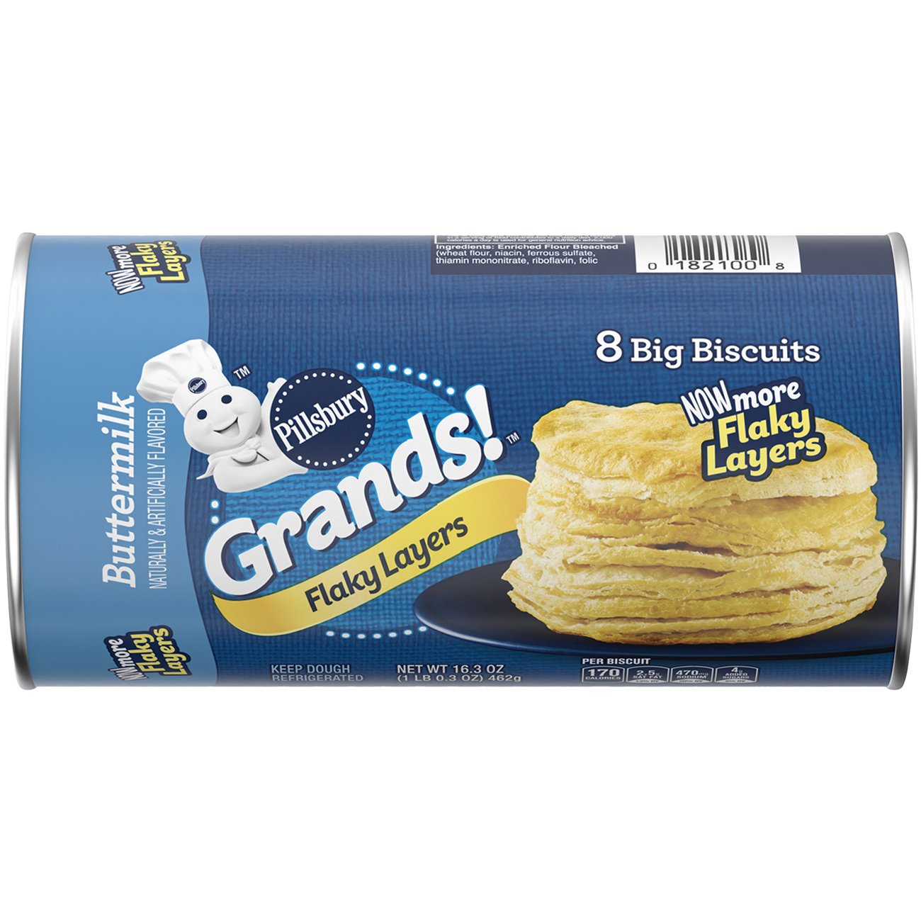 Pillsbury Grands! Flaky Layers Buttermilk Biscuits - Shop ...