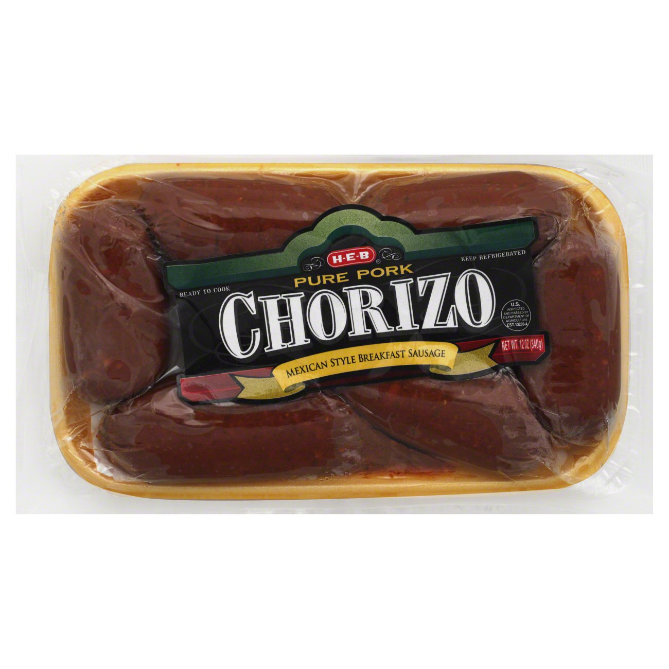 H-E-B Pure Pork Chorizo - Shop Sausage At H-E-B