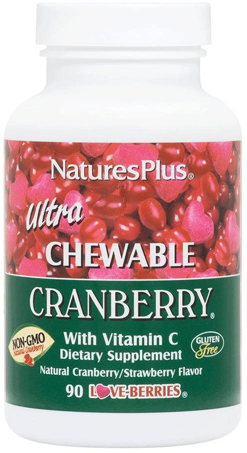 NaturesPlus Ultra Chewable Cranberry with Vitamin C Love Berries - Shop ...