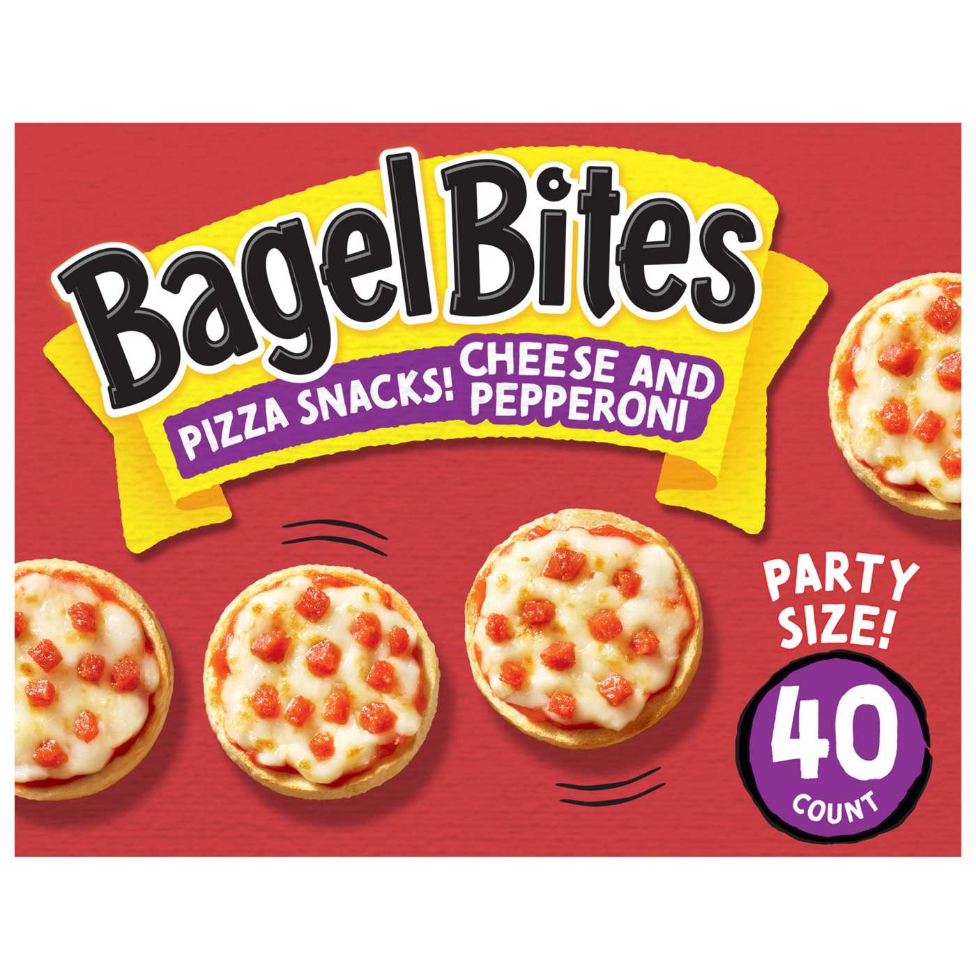 Bagel Bites Cheese & Pepperoni Pizza Snacks - Party Size; image 1 of 3