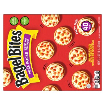 Bagel Bites Cheese & Pepperoni Mini Pizza Bagels, 40 ct