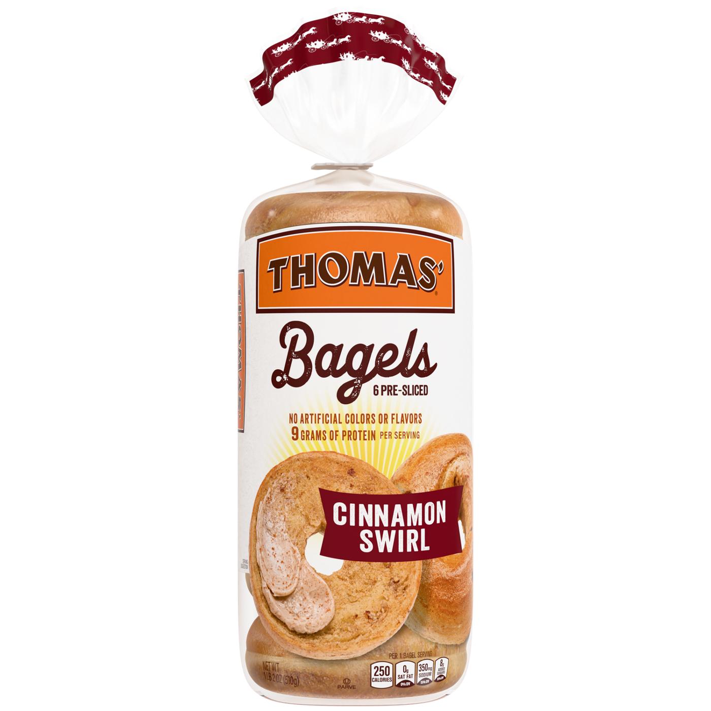 Thomas' Cinnamon Swirl Bagels; image 6 of 7