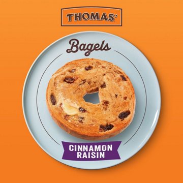 Thomas' Cinnamon Raisin Bagels, 6 ct