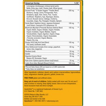 Nature's Way Alive! Max3 Potency Adult Complete Multivitamin Tablets, 180 ct