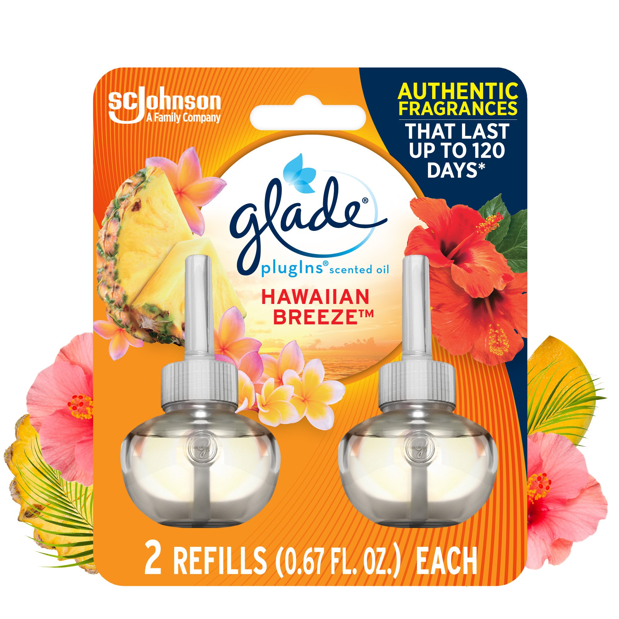 Glade Hawaiian Breeze PlugIns Scented Oil Refills - Shop Air Fresheners &  Candles at H-E-B