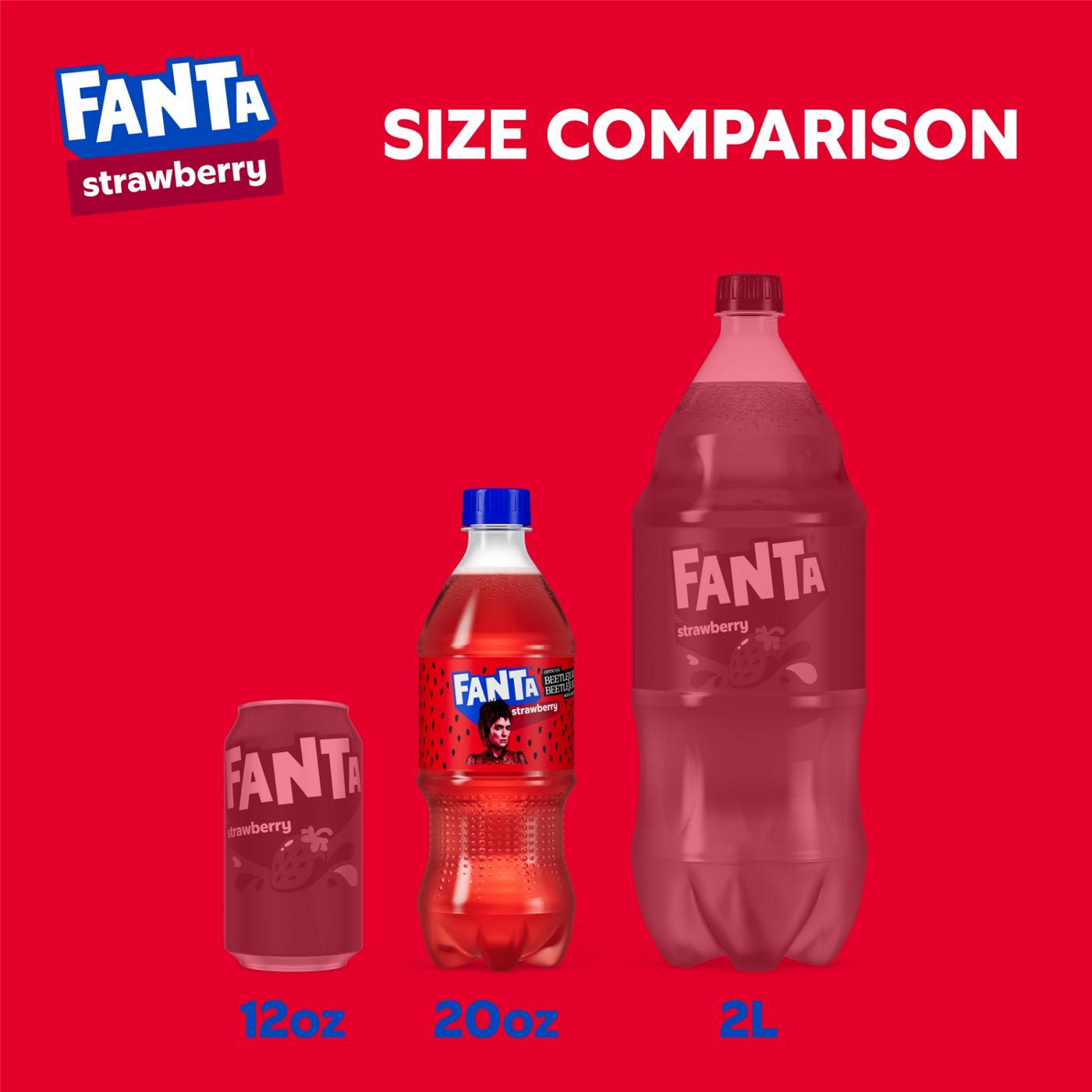 Fanta Strawberry Soda; image 3 of 4