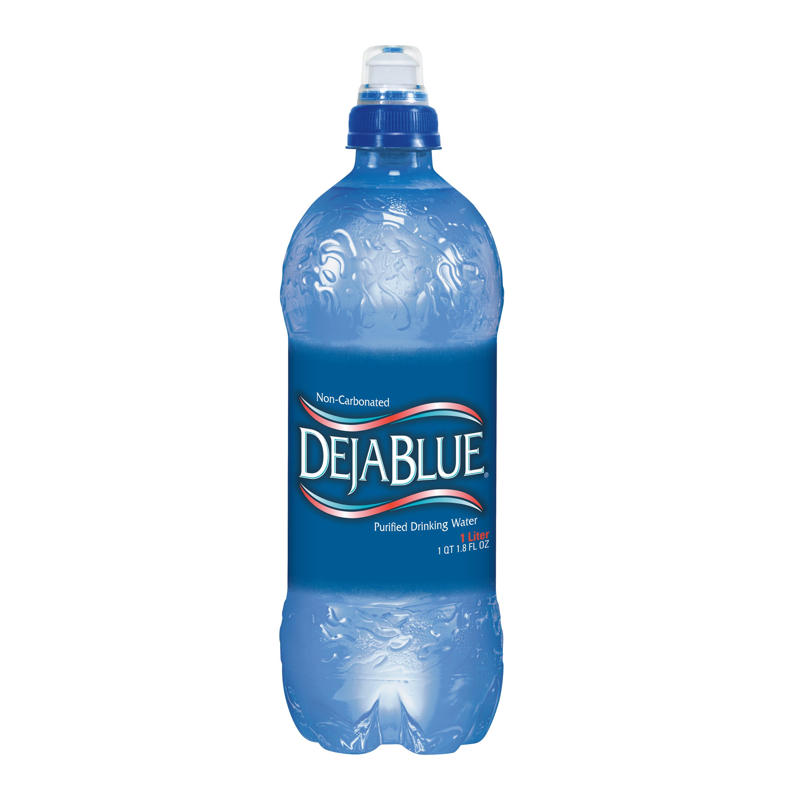 blue drinking water