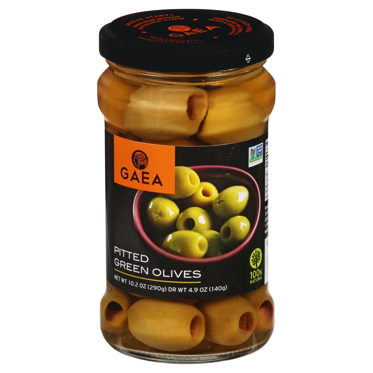Gaea Pitted Green Olives Shop Vegetables at HEB